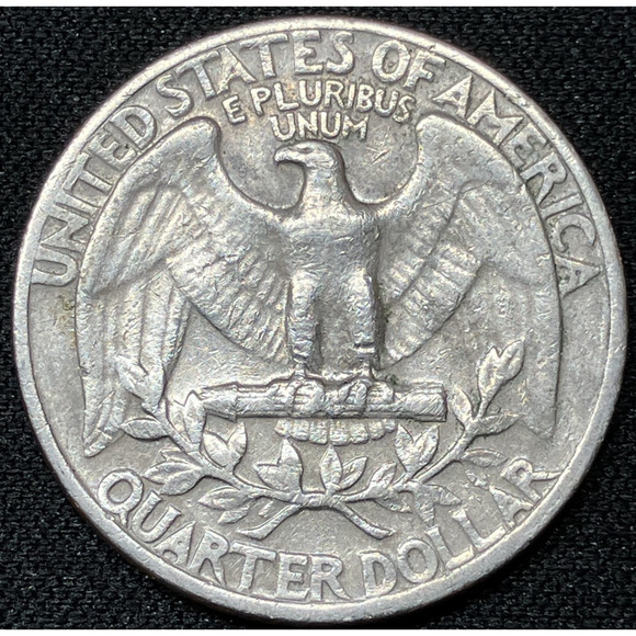 1966 Washington Quarter “Grumpy Grandpa" Obverse & Wounded Eagle Reverse - Picture 5 of 14